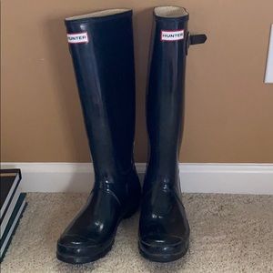 Black Hunter Gloss Rainboots